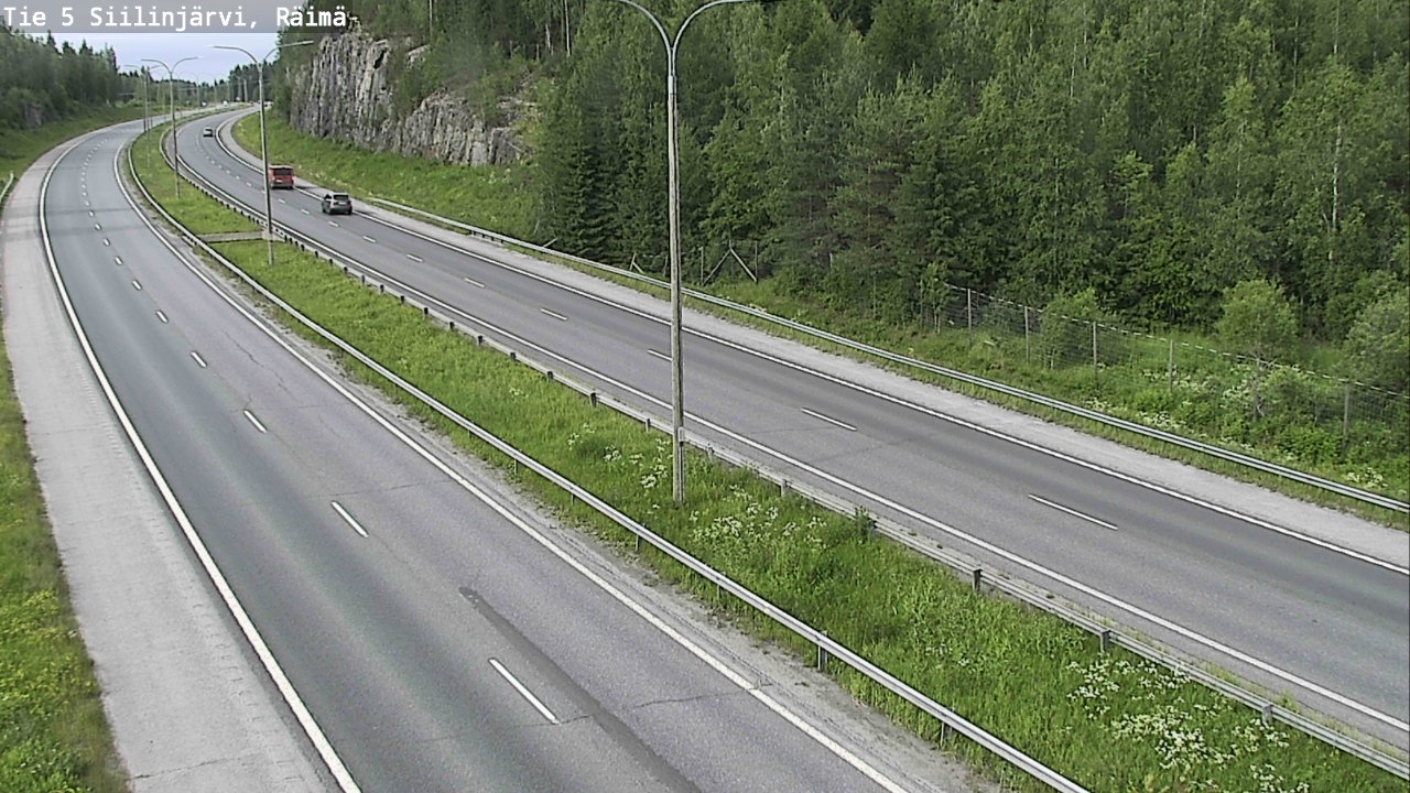 Weather Camera Image Road Siilinjärvi, Räimä, Siilinjärvi, Pohjois-Savo