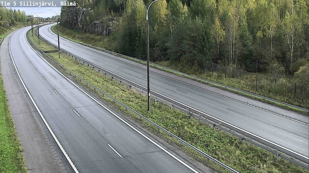 Weather Camera Image Road Siilinjärvi, Räimä, Siilinjärvi, Pohjois-Savo