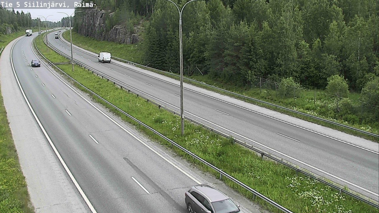 Weather Camera Image Road Siilinjärvi, Räimä, Siilinjärvi, Pohjois-Savo