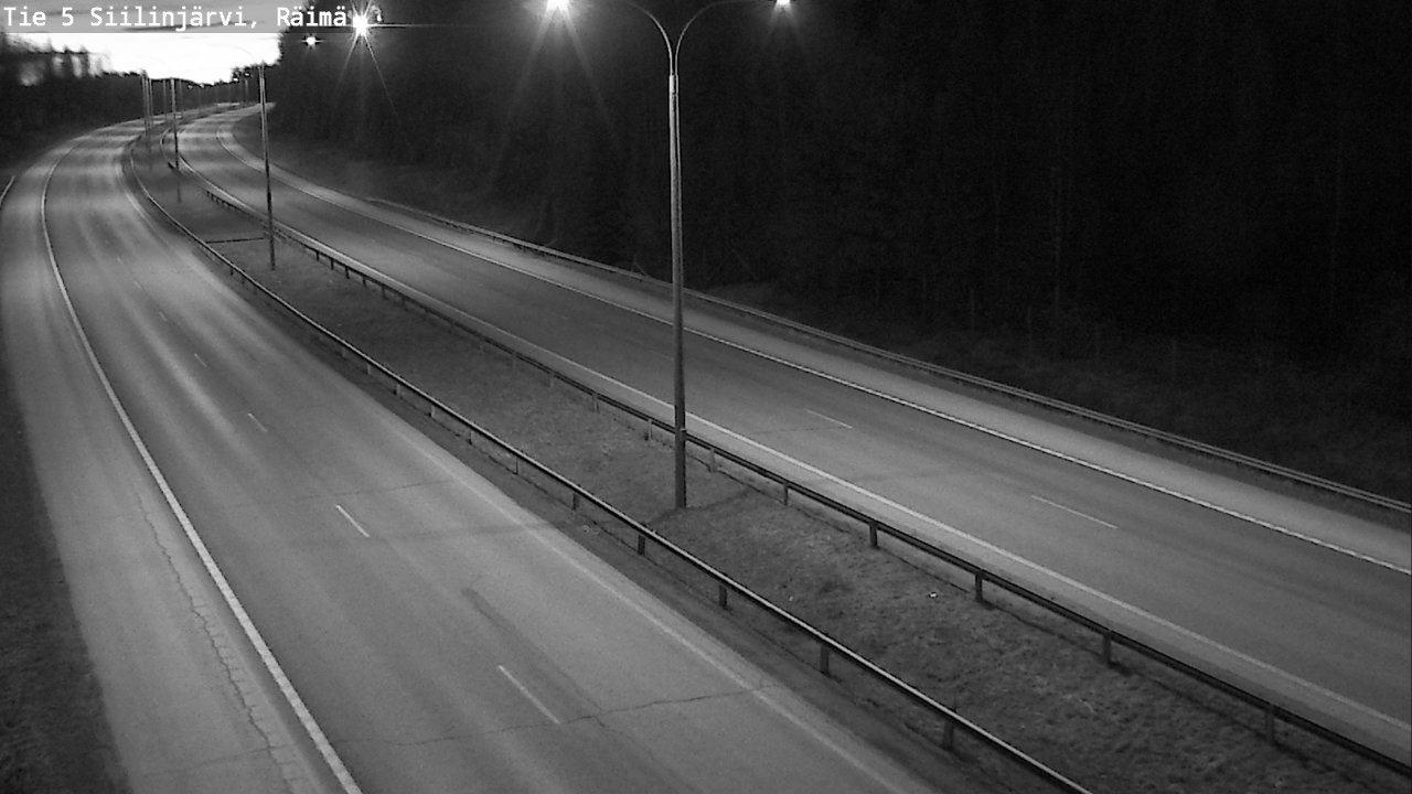Weather Camera Image Road Siilinjärvi, Räimä, Siilinjärvi, Pohjois-Savo