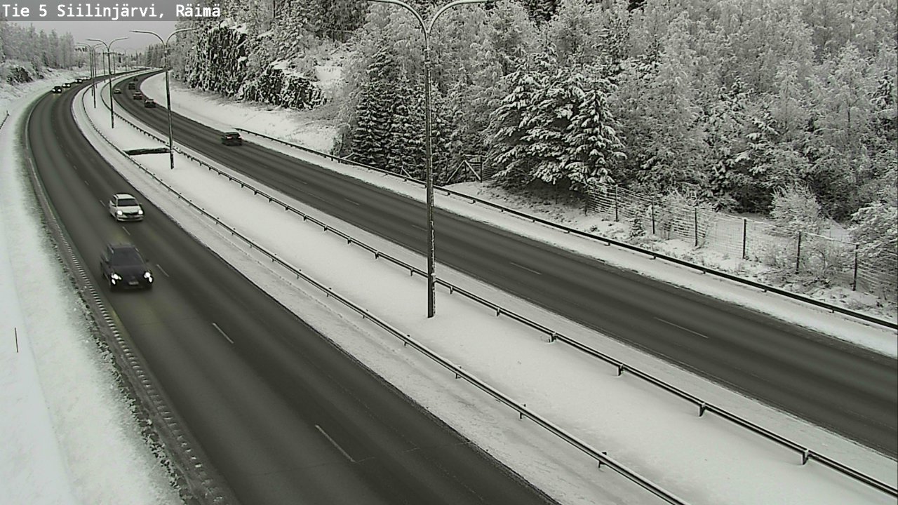 Weather Camera Image Road Siilinjärvi, Räimä, Siilinjärvi, Pohjois-Savo