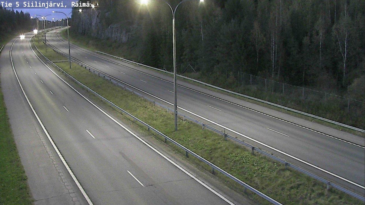 Weather Camera Image Road Siilinjärvi, Räimä, Siilinjärvi, Pohjois-Savo