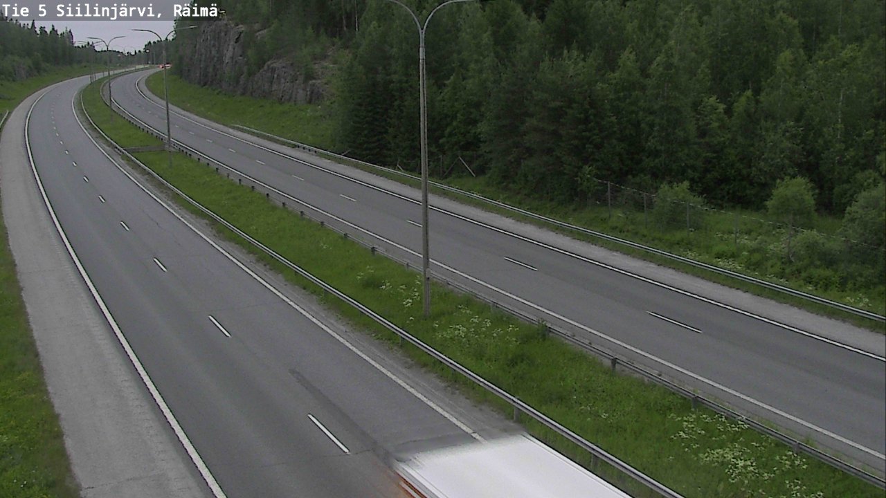 Weather Camera Image Road Siilinjärvi, Räimä, Siilinjärvi, Pohjois-Savo