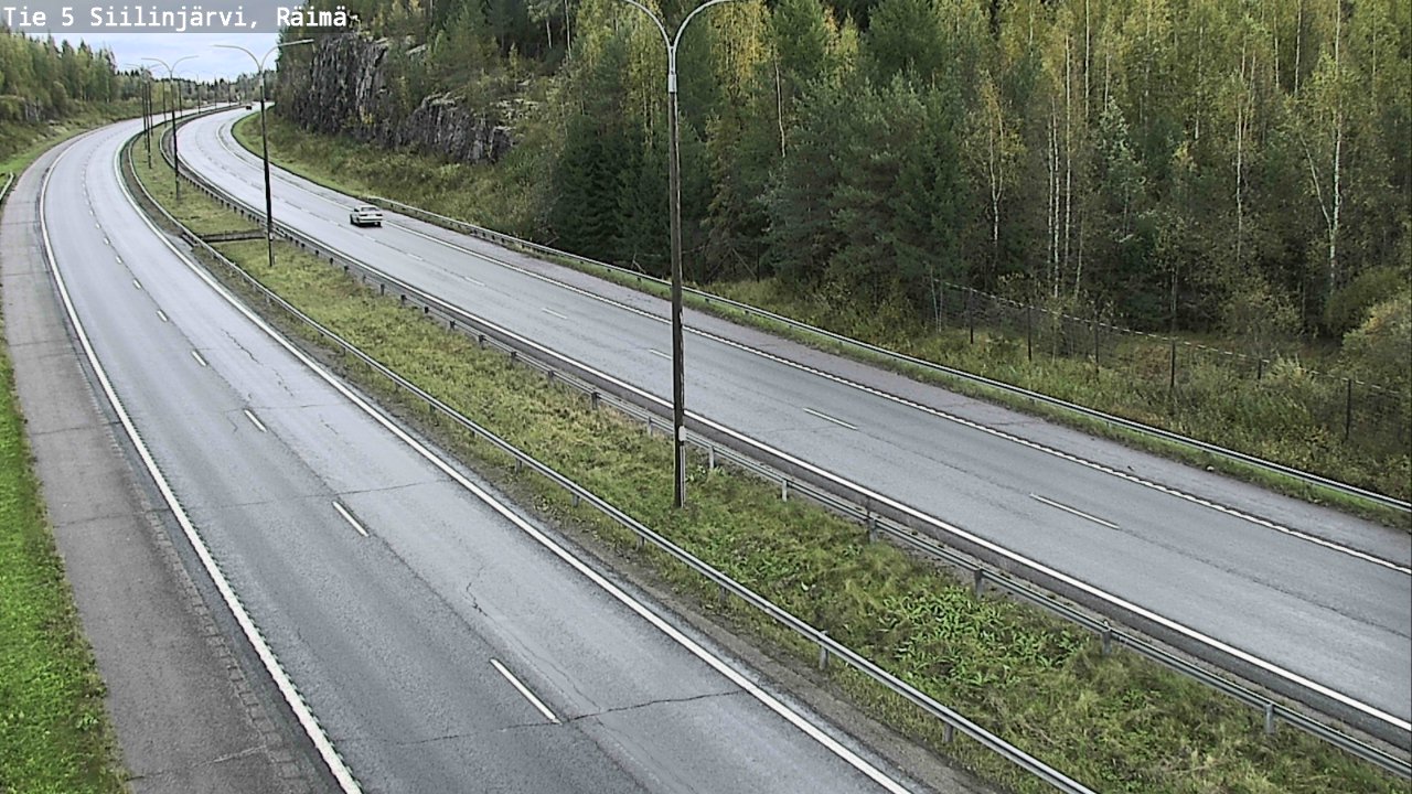 Weather Camera Image Road Siilinjärvi, Räimä, Siilinjärvi, Pohjois-Savo