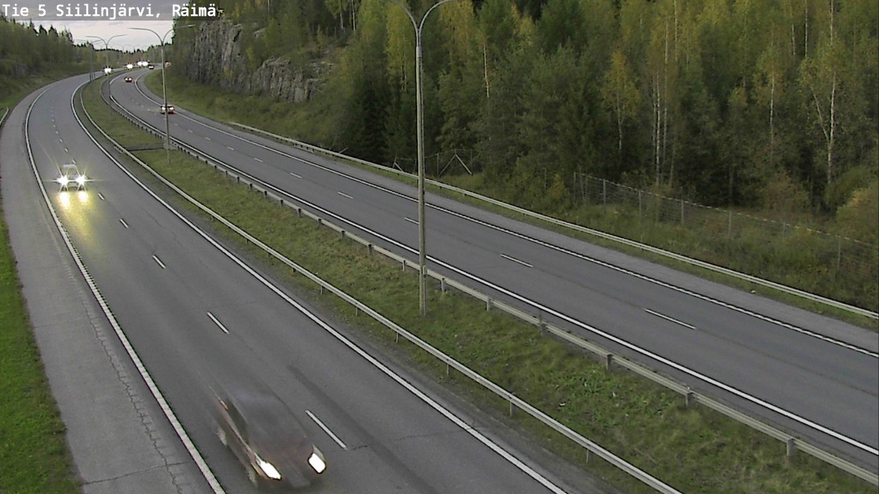 Weather Camera Image Road Siilinjärvi, Räimä, Siilinjärvi, Pohjois-Savo