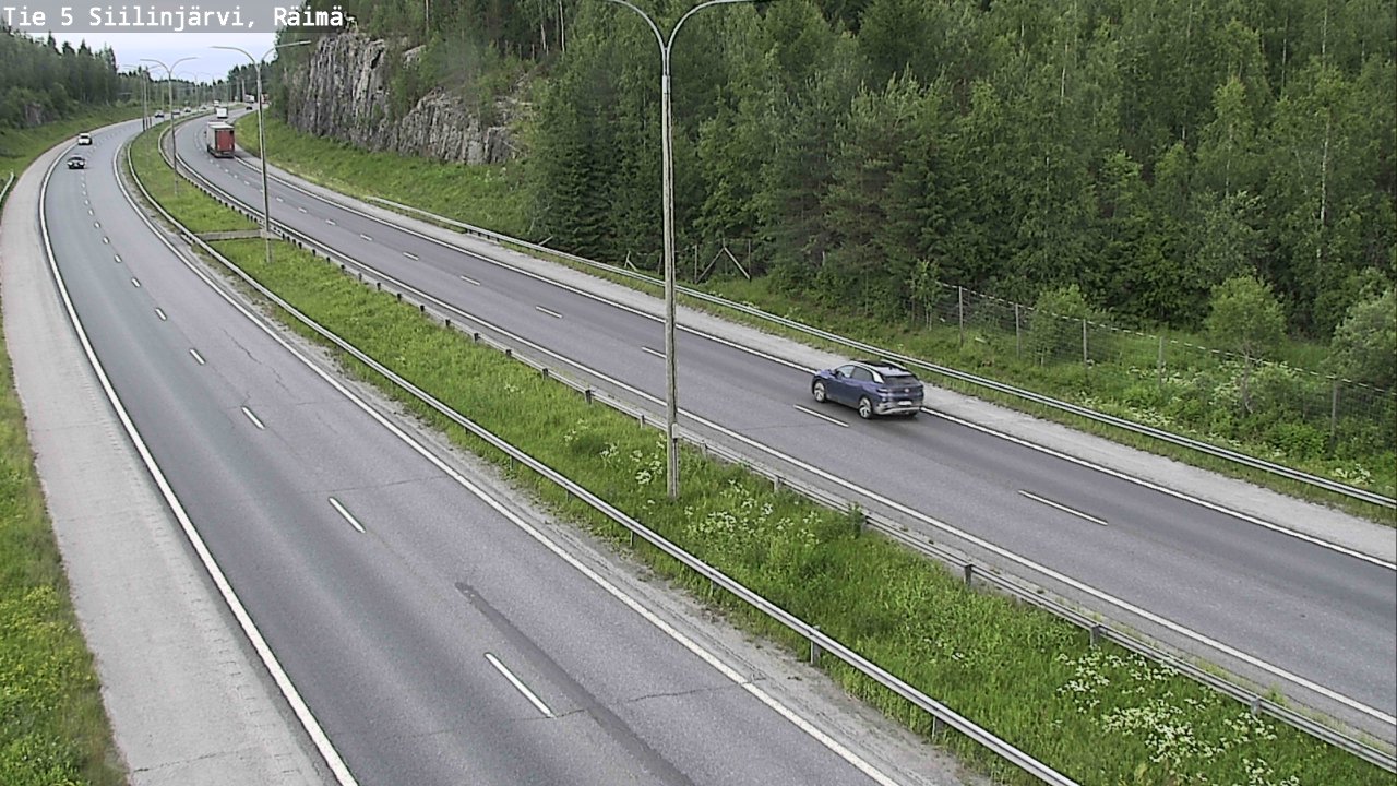 Weather Camera Image Road Siilinjärvi, Räimä, Siilinjärvi, Pohjois-Savo