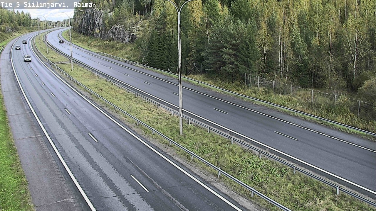 Weather Camera Image Road Siilinjärvi, Räimä, Siilinjärvi, Pohjois-Savo