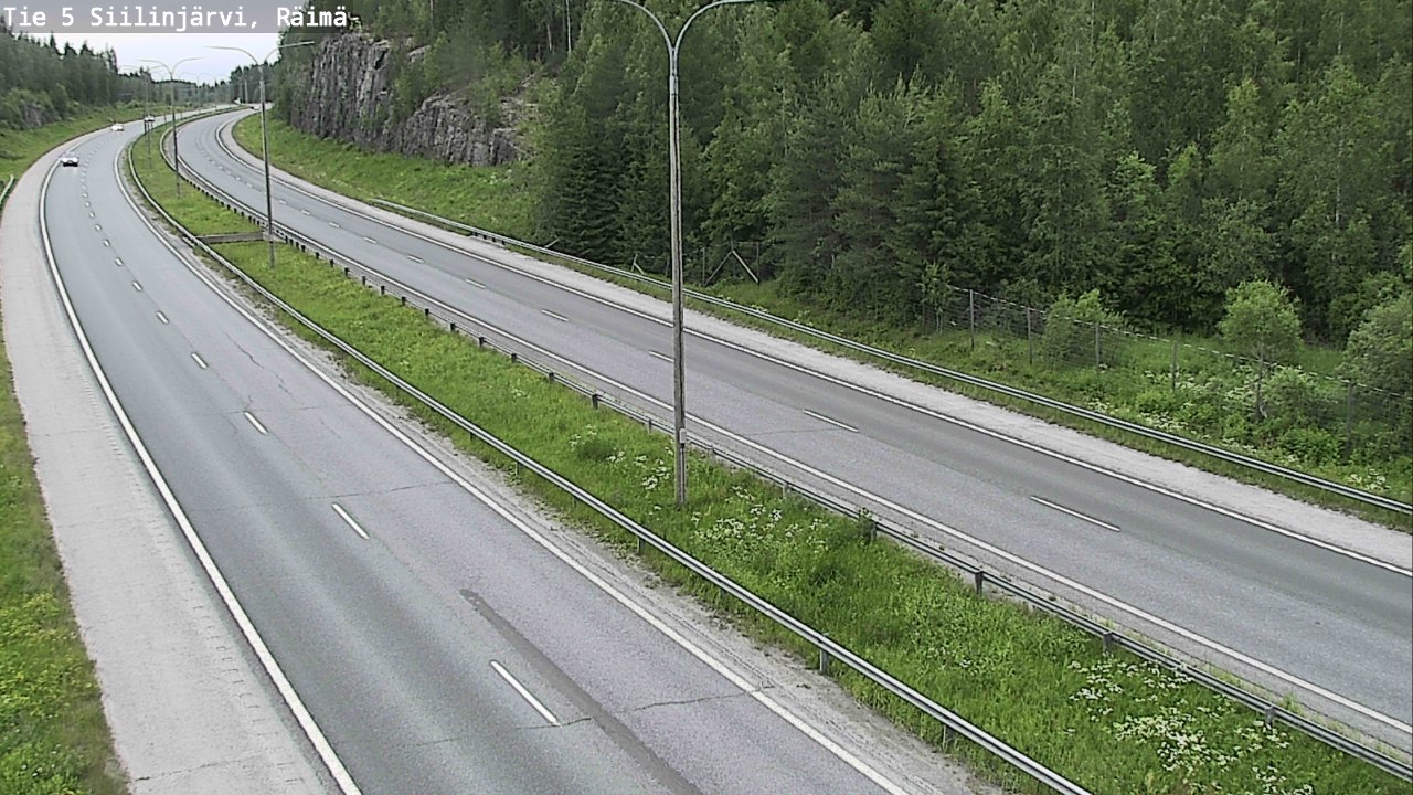 Weather Camera Image Road Siilinjärvi, Räimä, Siilinjärvi, Pohjois-Savo