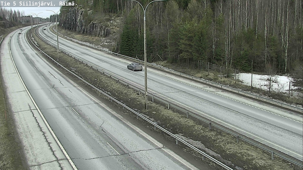 Weather Camera Image Väg 5 Siilinjärvi, Räimä, Siilinjärvi, Pohjois-Savo