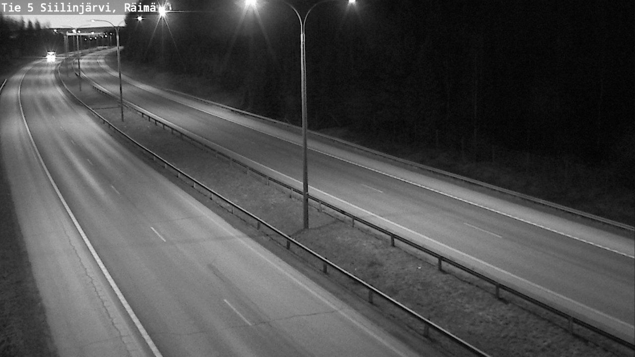 Weather Camera Image Road Siilinjärvi, Räimä, Siilinjärvi, Pohjois-Savo