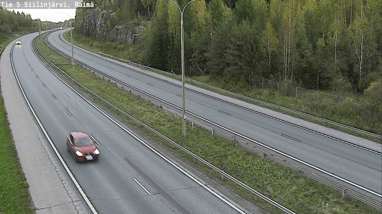 Weather Camera Image Road Siilinjärvi, Räimä, Siilinjärvi, Pohjois-Savo