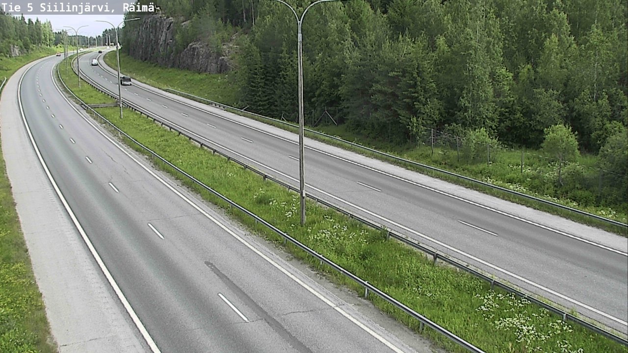 Weather Camera Image Road Siilinjärvi, Räimä, Siilinjärvi, Pohjois-Savo