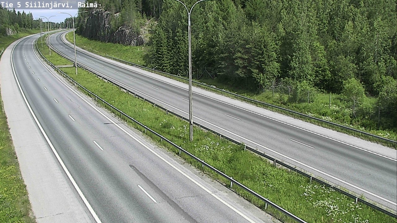 Weather Camera Image Road Siilinjärvi, Räimä, Siilinjärvi, Pohjois-Savo