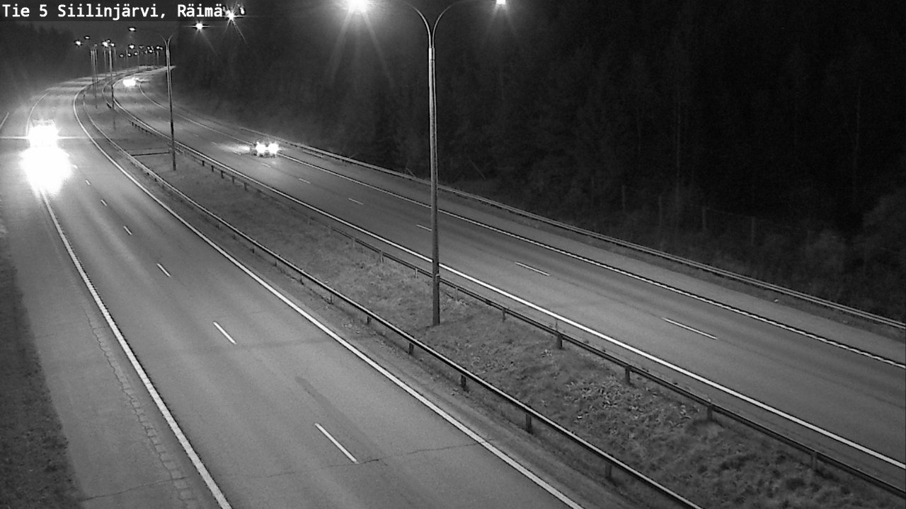Weather Camera Image Road Siilinjärvi, Räimä, Siilinjärvi, Pohjois-Savo