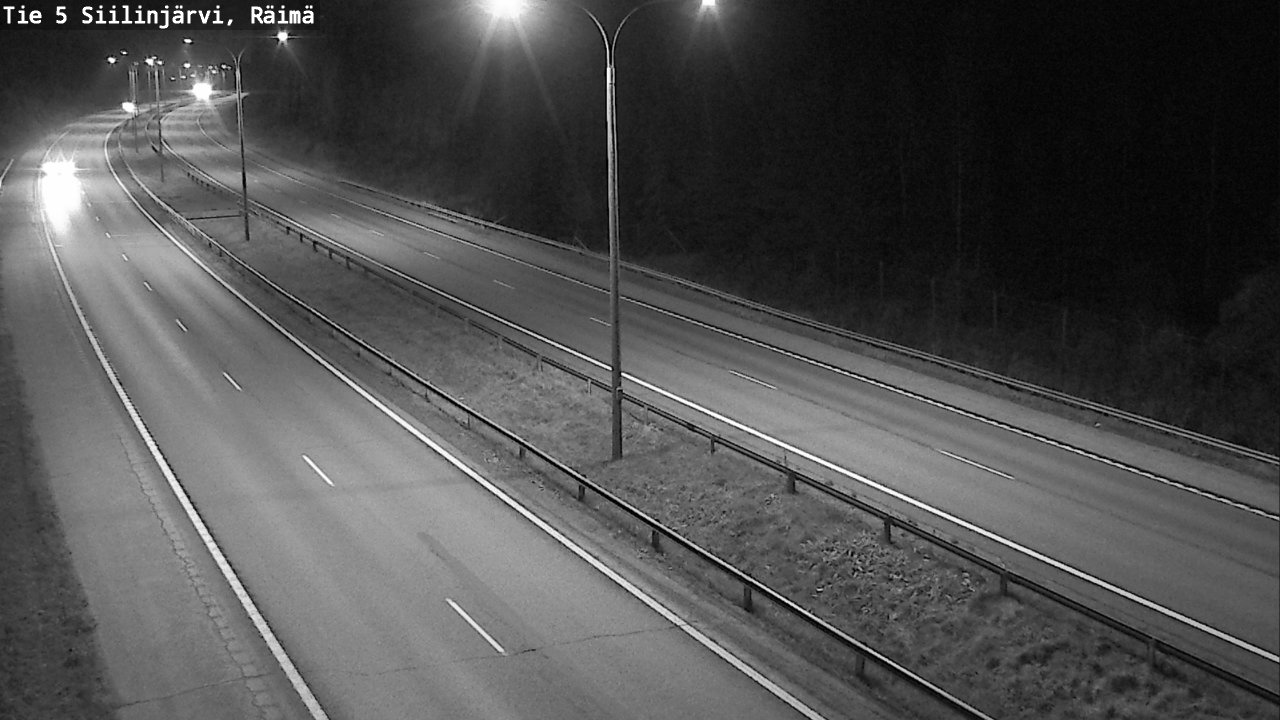 Weather Camera Image Road Siilinjärvi, Räimä, Siilinjärvi, Pohjois-Savo