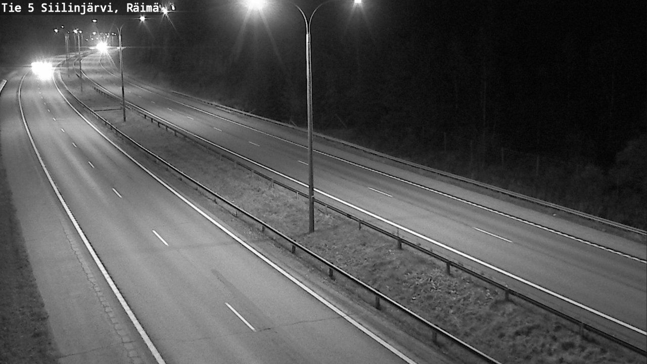 Weather Camera Image Road Siilinjärvi, Räimä, Siilinjärvi, Pohjois-Savo