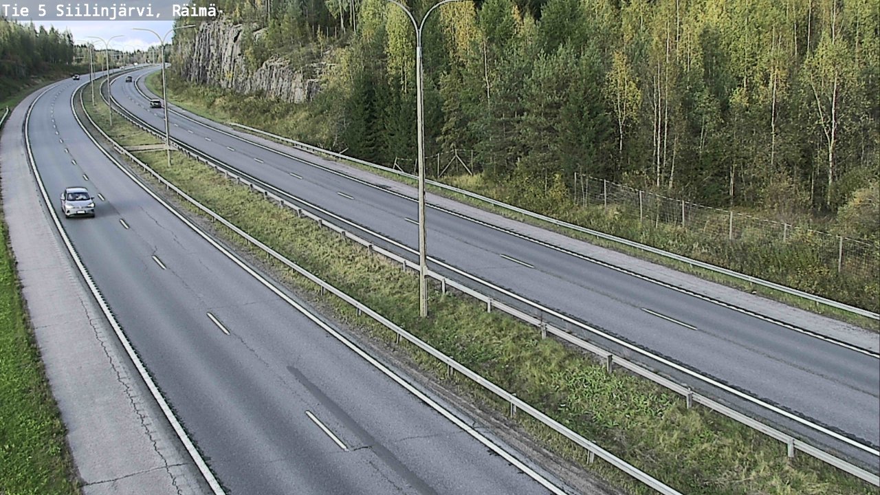 Weather Camera Image Road Siilinjärvi, Räimä, Siilinjärvi, Pohjois-Savo
