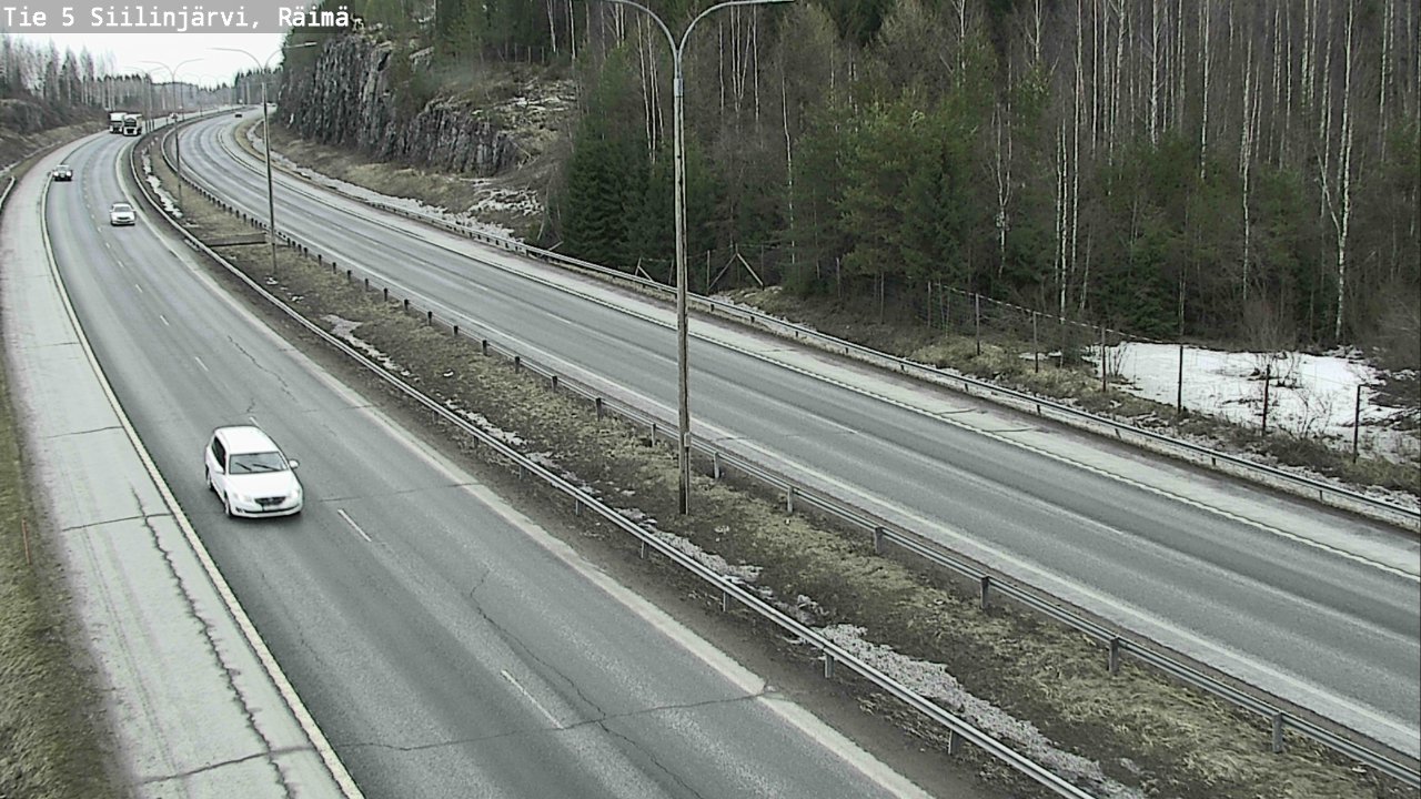 Weather Camera Image Road Siilinjärvi, Räimä, Siilinjärvi, Pohjois-Savo