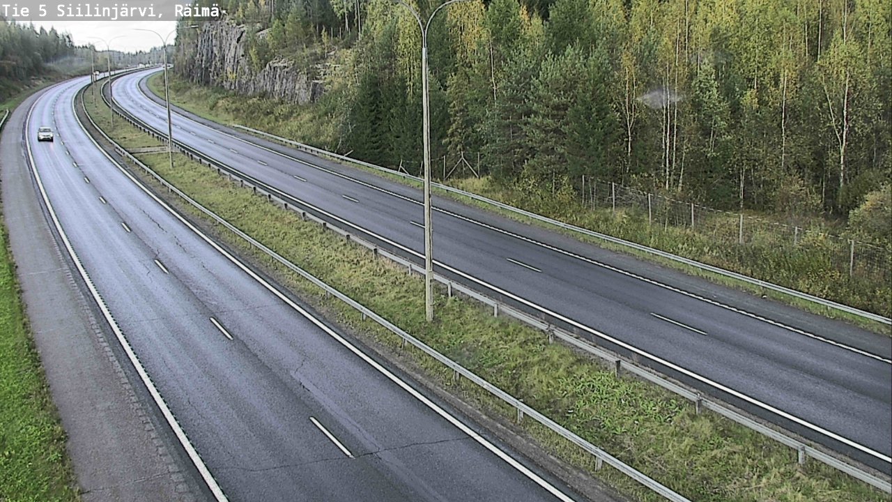 Weather Camera Image Road Siilinjärvi, Räimä, Siilinjärvi, Pohjois-Savo