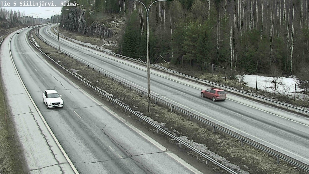 Weather Camera Image Road Siilinjärvi, Räimä, Siilinjärvi, Pohjois-Savo