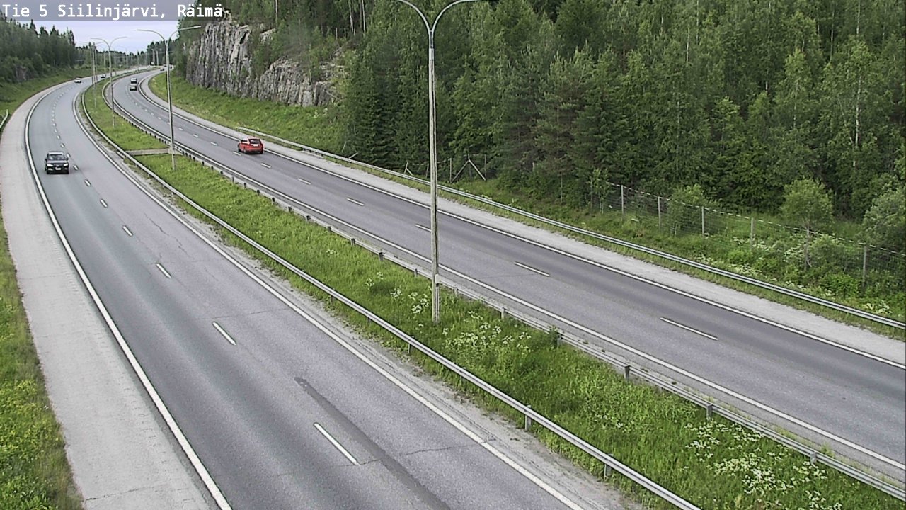 Weather Camera Image Road Siilinjärvi, Räimä, Siilinjärvi, Pohjois-Savo
