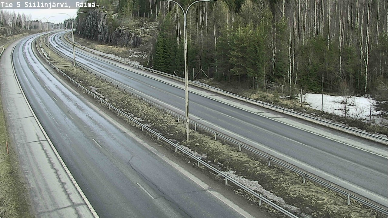 Weather Camera Image Road Siilinjärvi, Räimä, Siilinjärvi, Pohjois-Savo