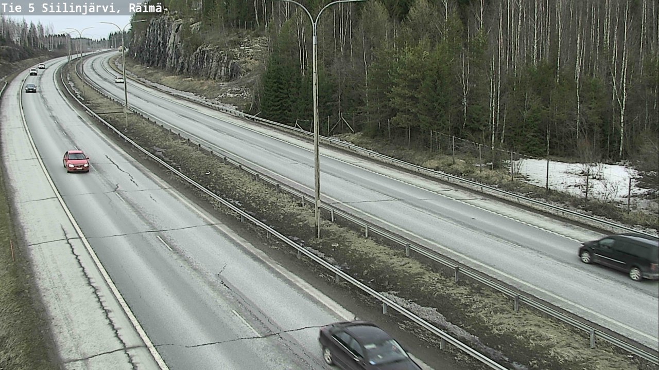Weather Camera Image Väg 5 Siilinjärvi, Räimä, Siilinjärvi, Pohjois-Savo