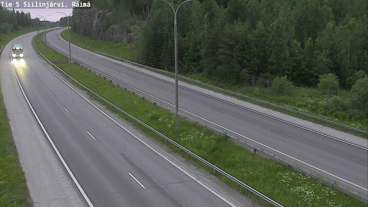 Weather Camera Image Road Siilinjärvi, Räimä, Siilinjärvi, Pohjois-Savo