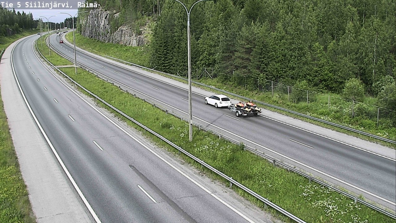 Weather Camera Image Road Siilinjärvi, Räimä, Siilinjärvi, Pohjois-Savo