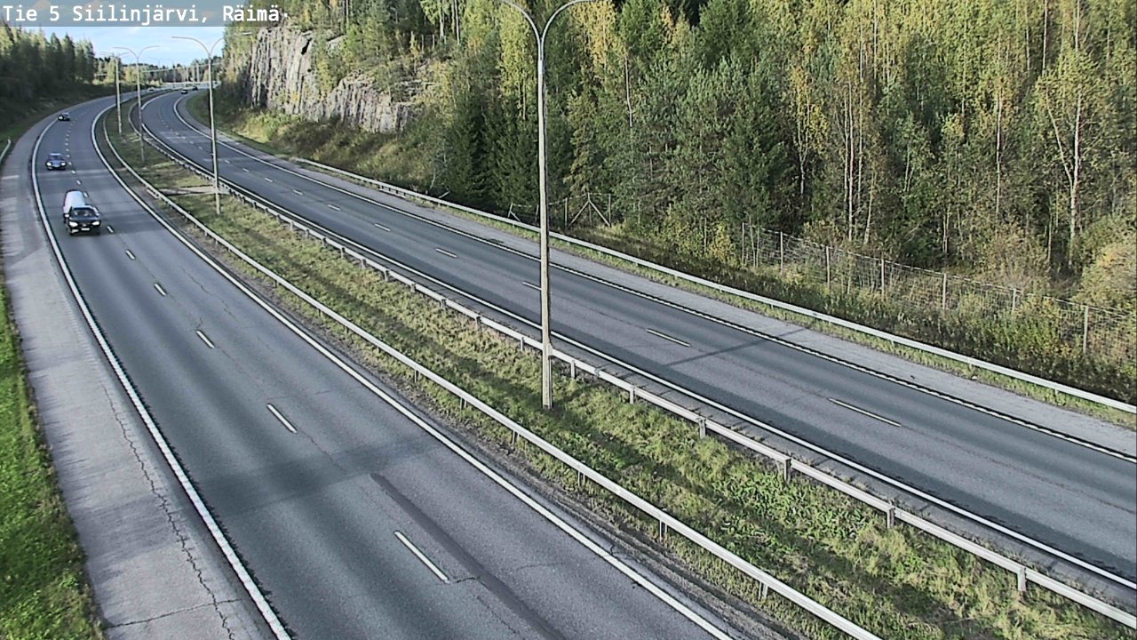 Weather Camera Image Road Siilinjärvi, Räimä, Siilinjärvi, Pohjois-Savo