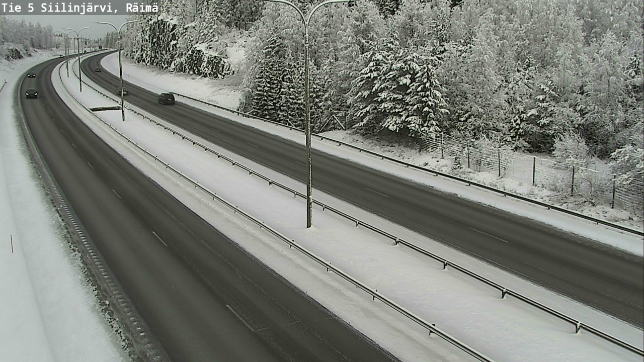 Weather Camera Image Road Siilinjärvi, Räimä, Siilinjärvi, Pohjois-Savo