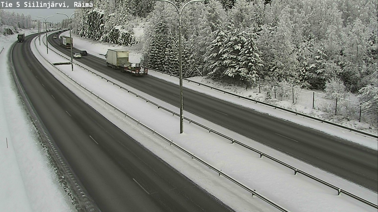 Weather Camera Image Road Siilinjärvi, Räimä, Siilinjärvi, Pohjois-Savo