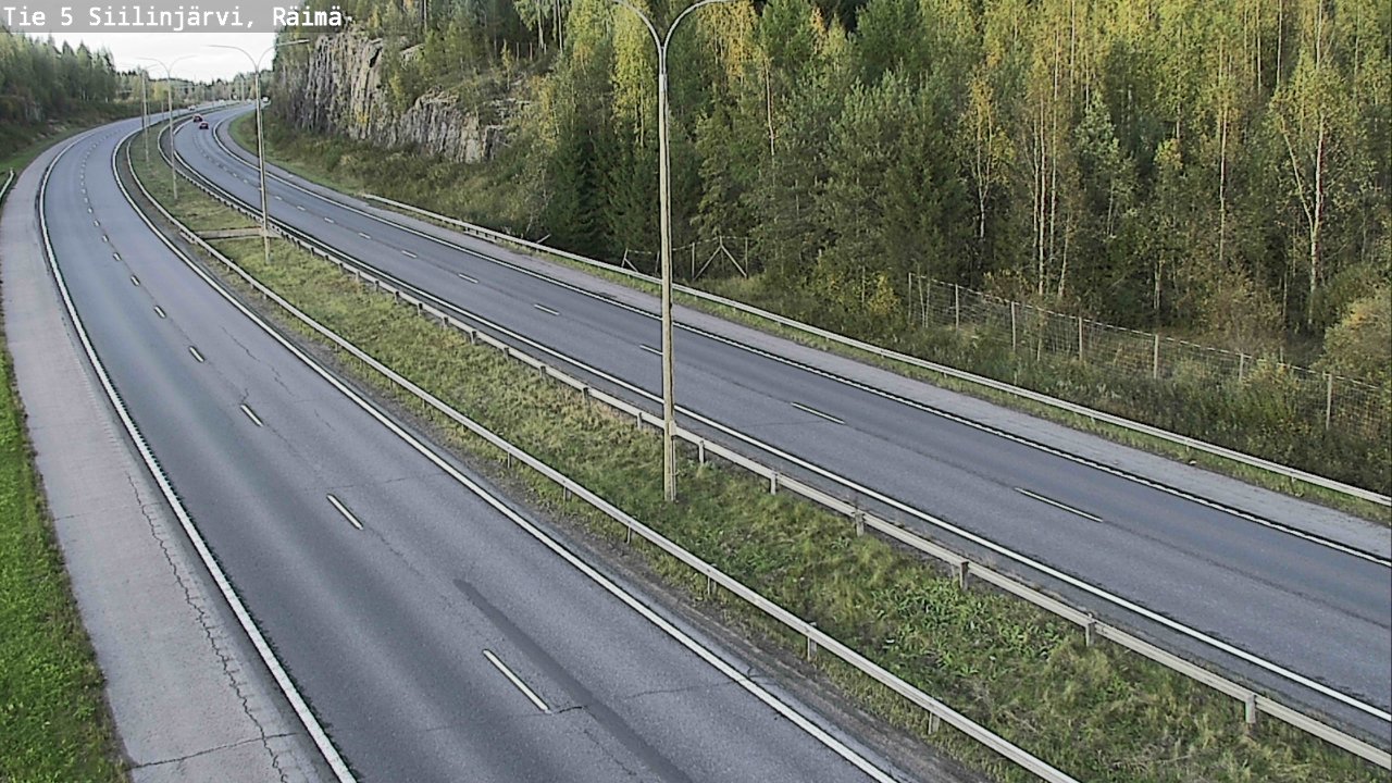 Weather Camera Image Road Siilinjärvi, Räimä, Siilinjärvi, Pohjois-Savo