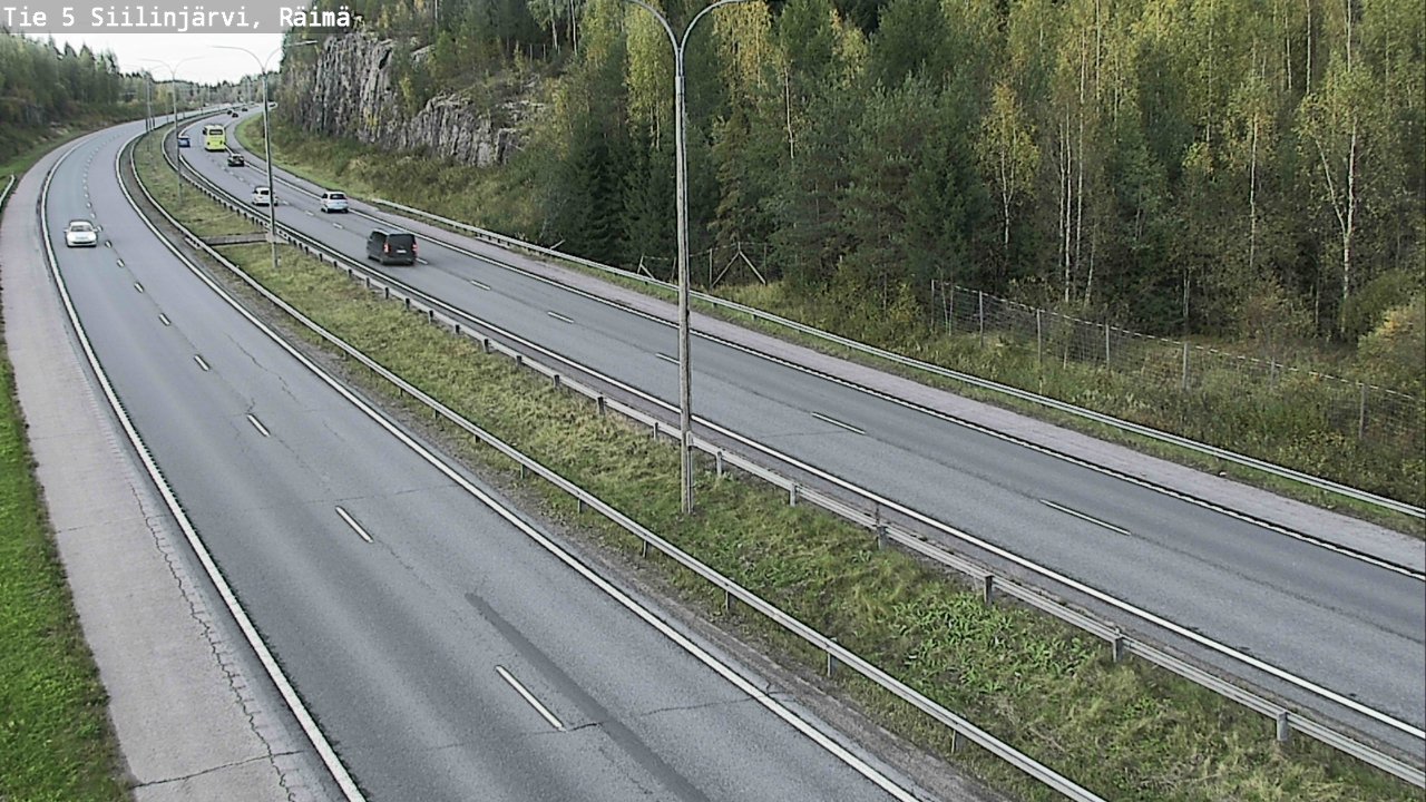 Weather Camera Image Road Siilinjärvi, Räimä, Siilinjärvi, Pohjois-Savo