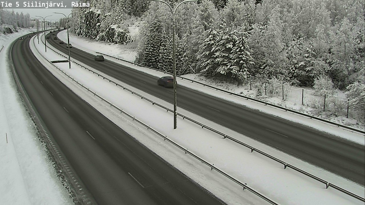 Weather Camera Image Road Siilinjärvi, Räimä, Siilinjärvi, Pohjois-Savo