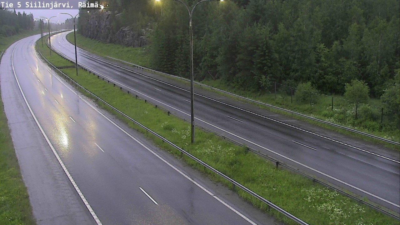 Weather Camera Image Road Siilinjärvi, Räimä, Siilinjärvi, Pohjois-Savo