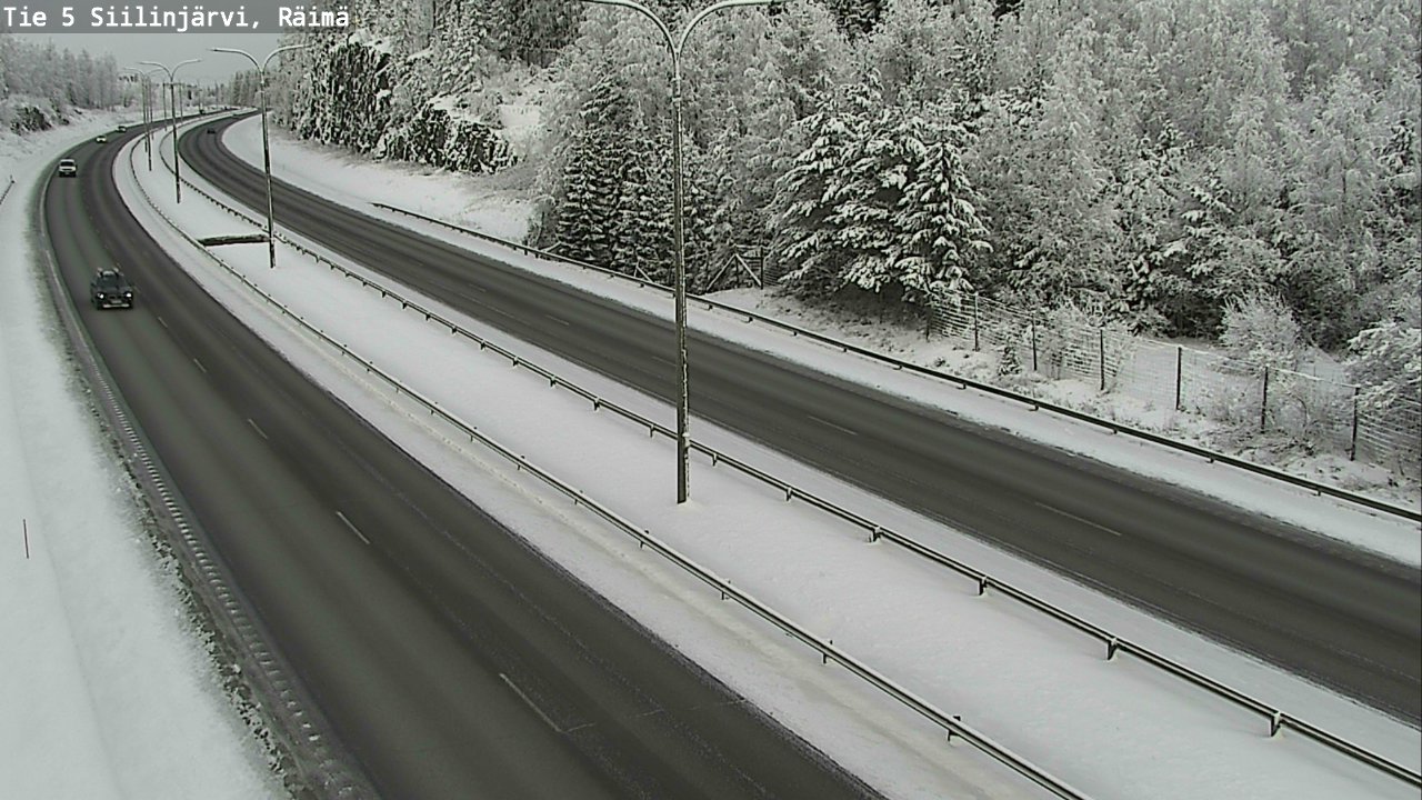 Weather Camera Image Road Siilinjärvi, Räimä, Siilinjärvi, Pohjois-Savo