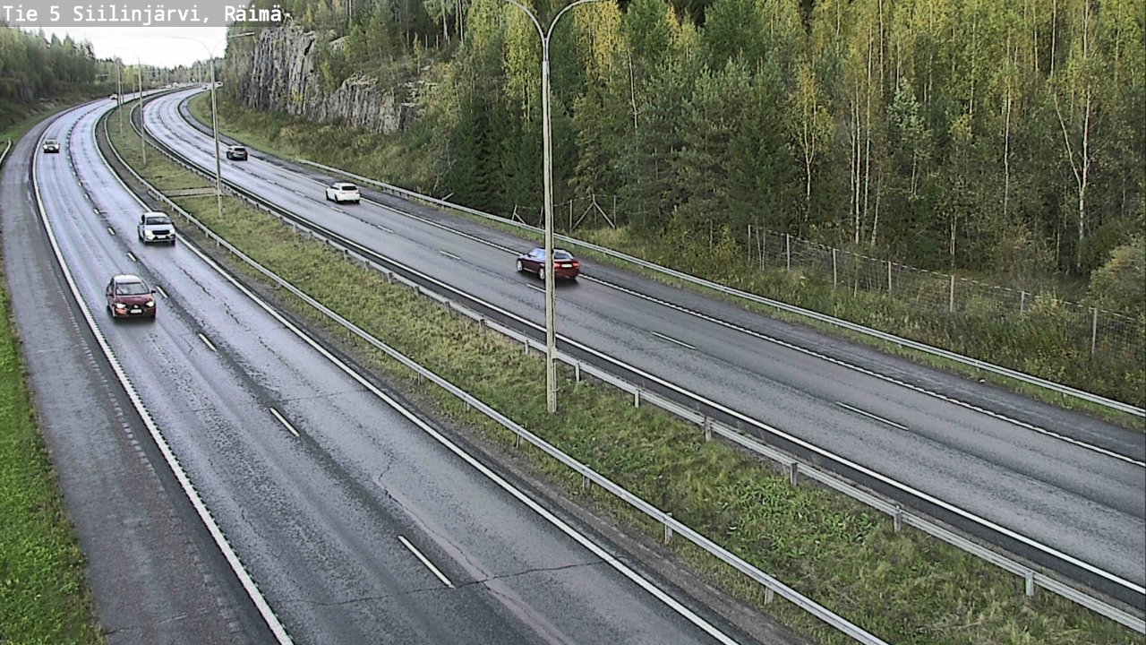 Weather Camera Image Road Siilinjärvi, Räimä, Siilinjärvi, Pohjois-Savo