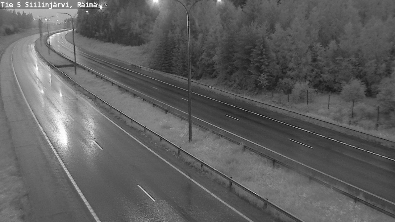 Weather Camera Image Road Siilinjärvi, Räimä, Siilinjärvi, Pohjois-Savo