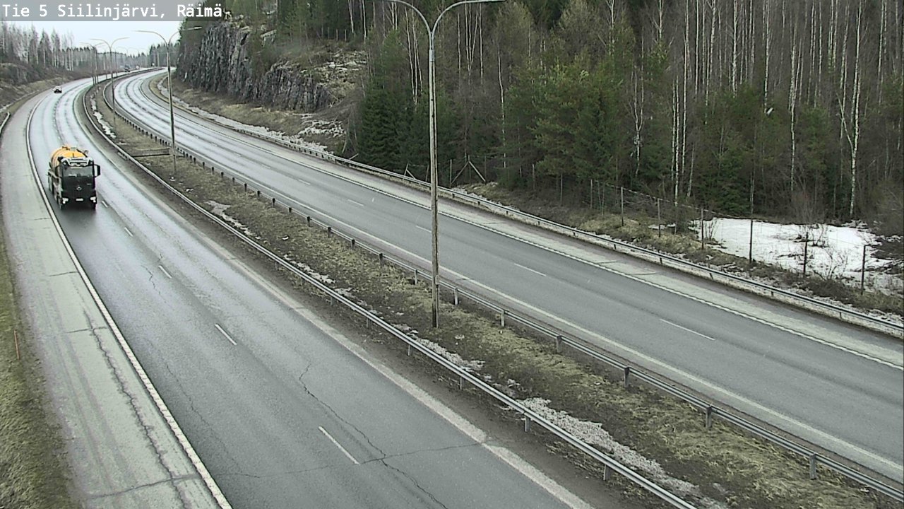 Weather Camera Image Road Siilinjärvi, Räimä, Siilinjärvi, Pohjois-Savo