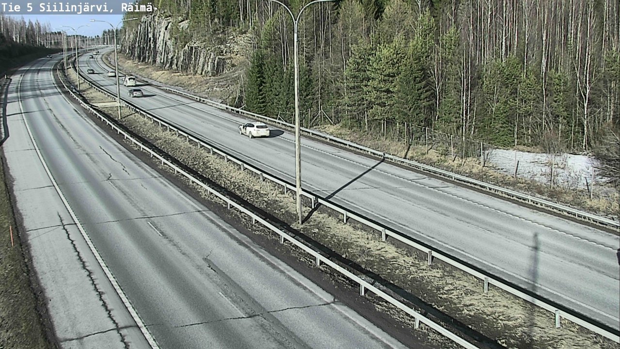 Weather Camera Image Väg 5 Siilinjärvi, Räimä, Siilinjärvi, Pohjois-Savo