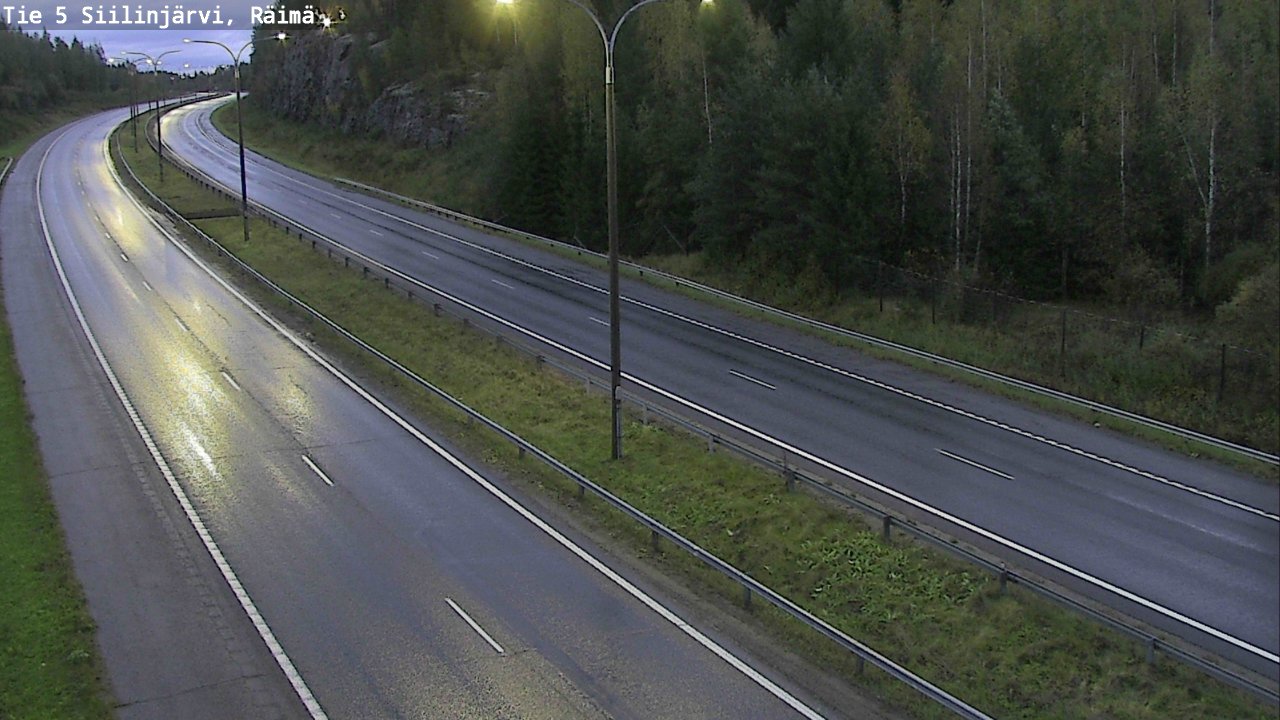 Weather Camera Image Road Siilinjärvi, Räimä, Siilinjärvi, Pohjois-Savo