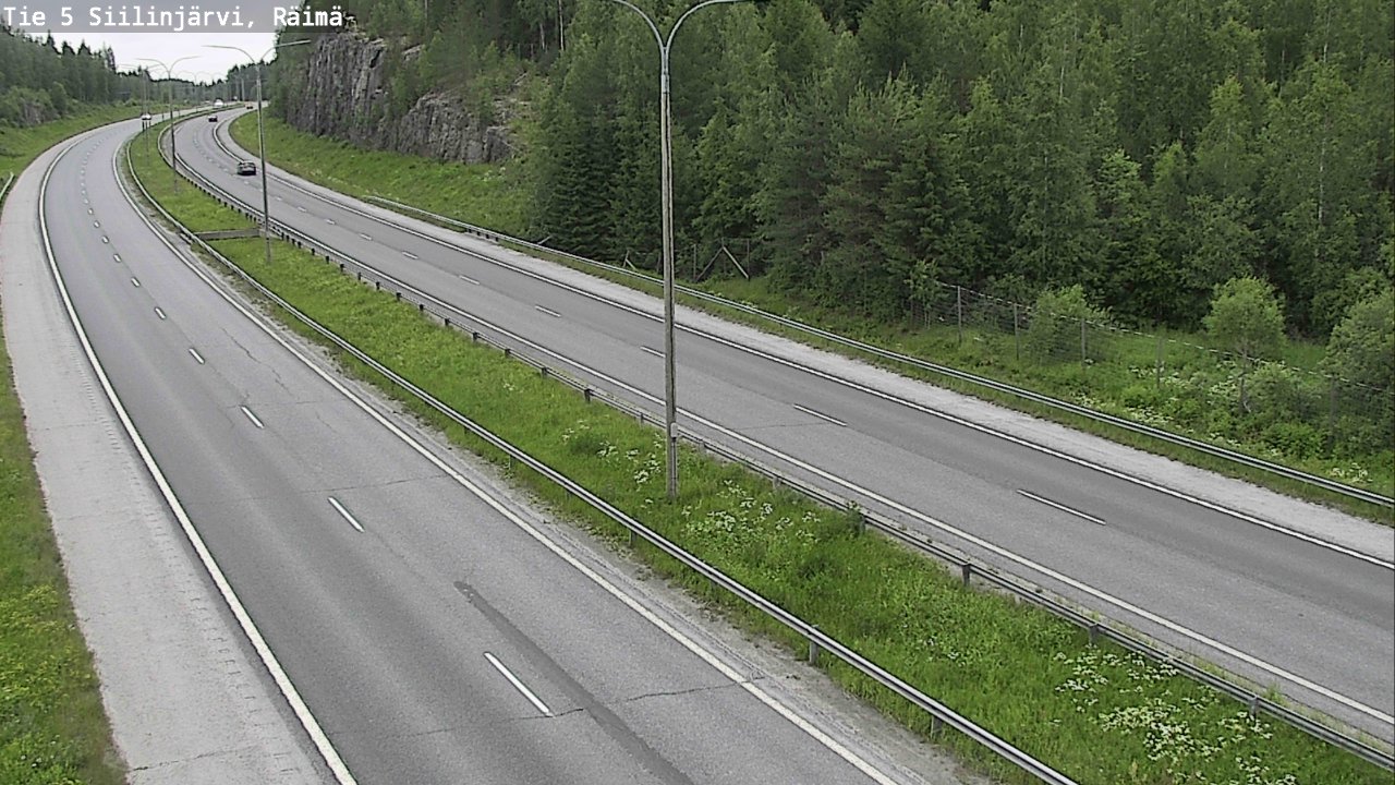 Weather Camera Image Road Siilinjärvi, Räimä, Siilinjärvi, Pohjois-Savo