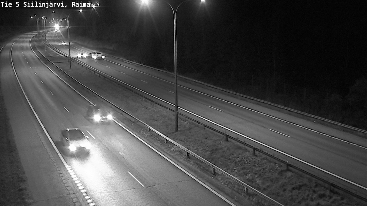Weather Camera Image Road Siilinjärvi, Räimä, Siilinjärvi, Pohjois-Savo