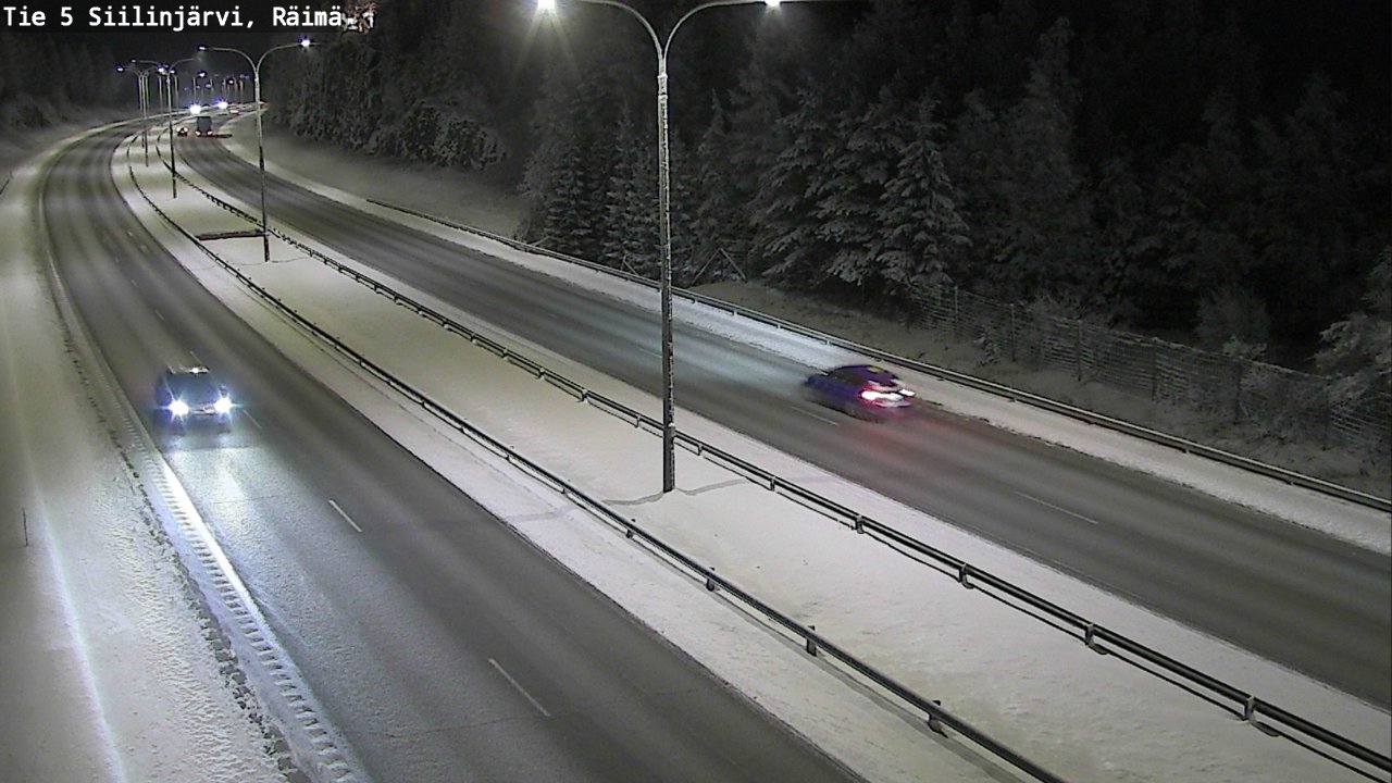 Weather Camera Image Road Siilinjärvi, Räimä, Siilinjärvi, Pohjois-Savo