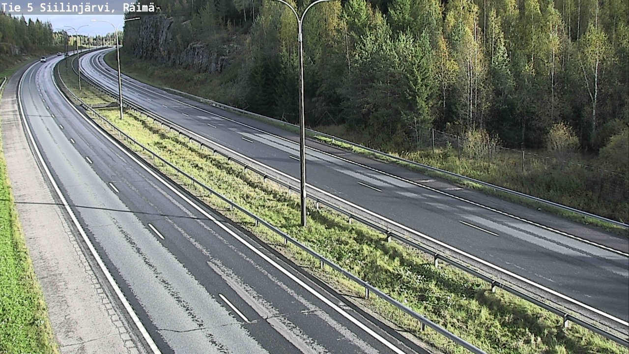 Weather Camera Image Road Siilinjärvi, Räimä, Siilinjärvi, Pohjois-Savo