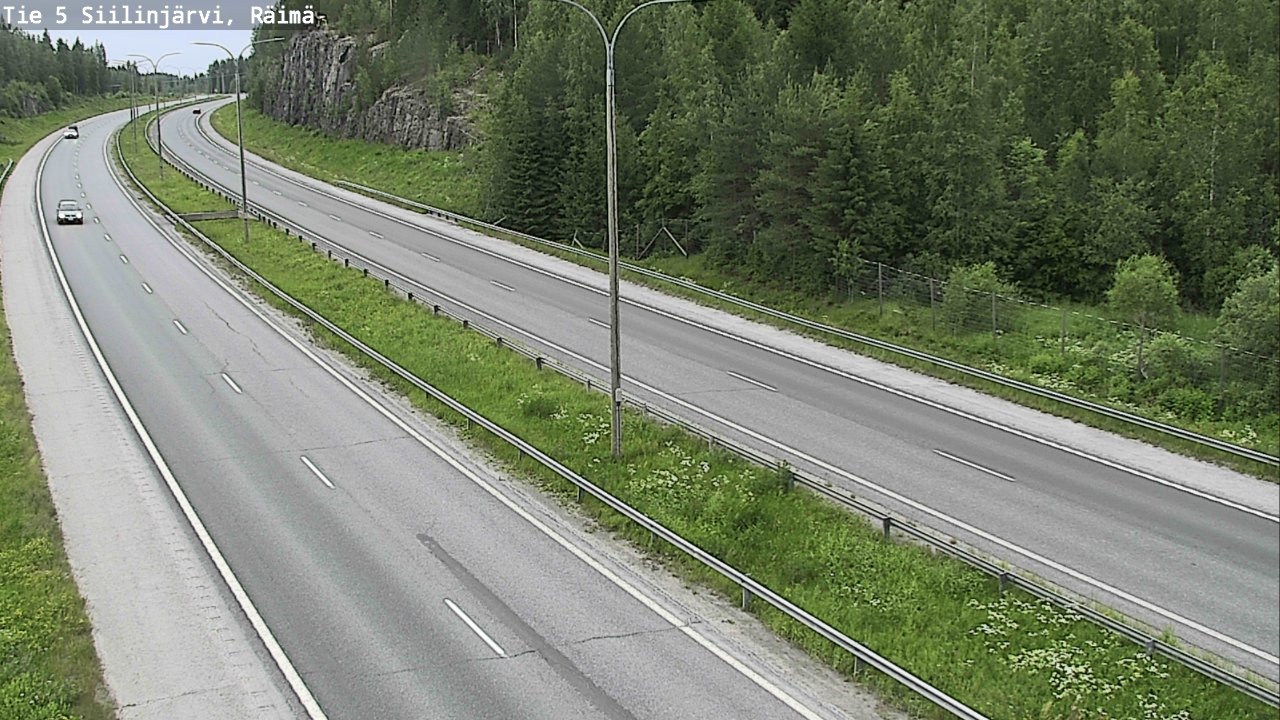 Weather Camera Image Road Siilinjärvi, Räimä, Siilinjärvi, Pohjois-Savo