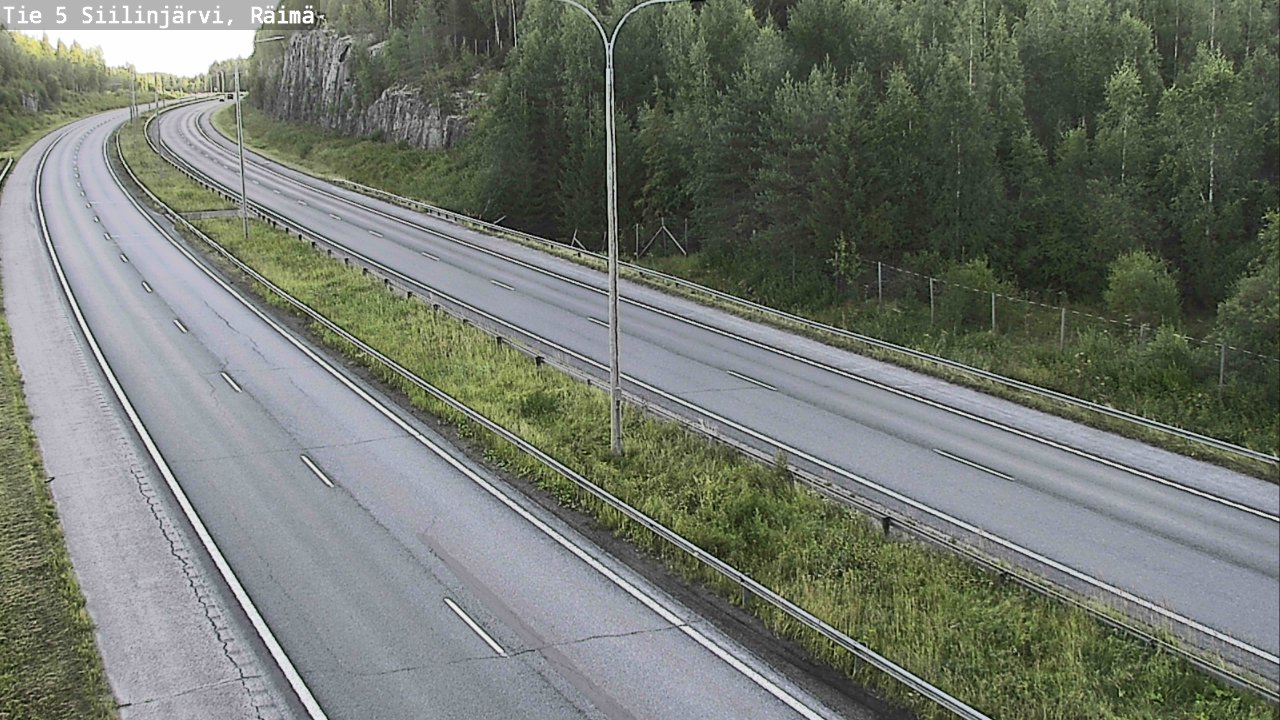 Weather Camera Image Road Siilinjärvi, Räimä, Siilinjärvi, Pohjois-Savo