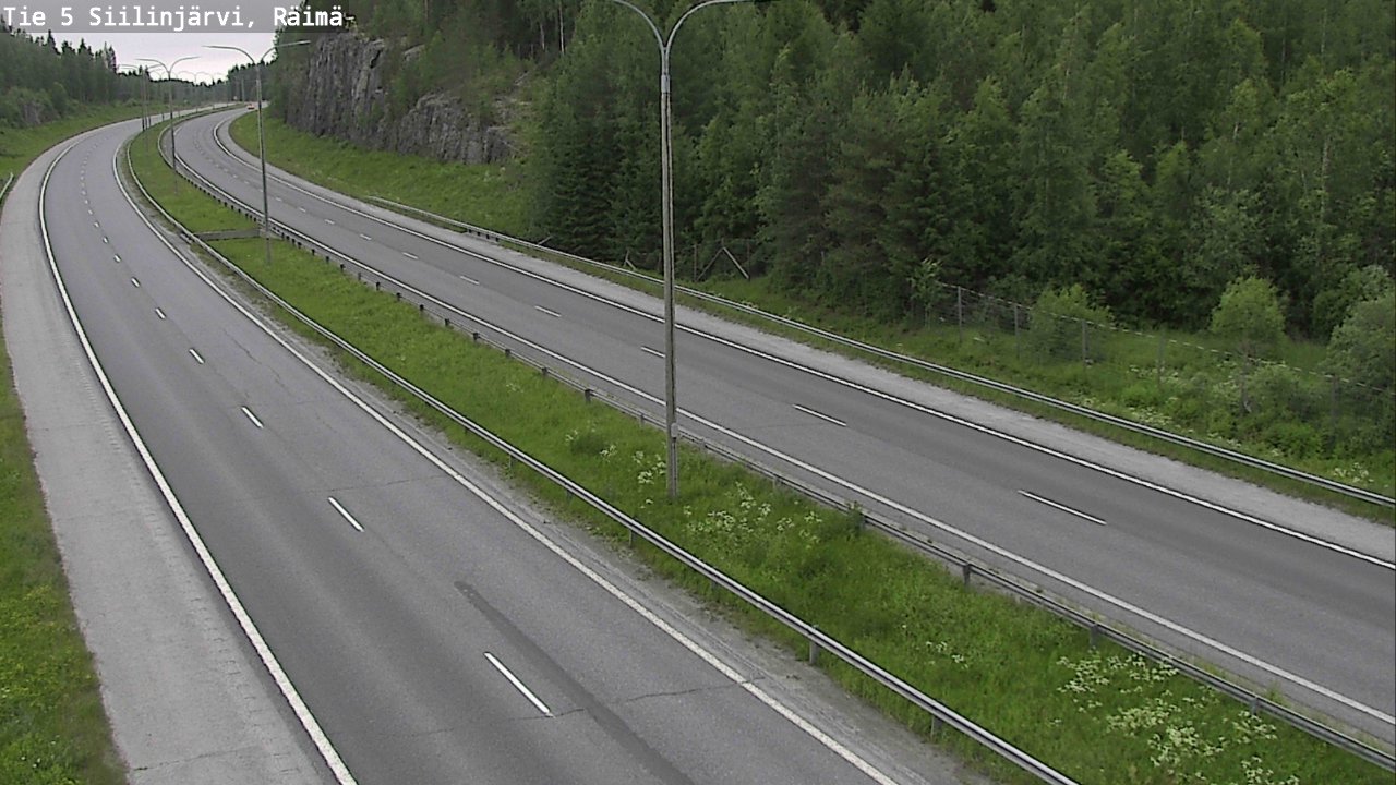 Weather Camera Image Road Siilinjärvi, Räimä, Siilinjärvi, Pohjois-Savo