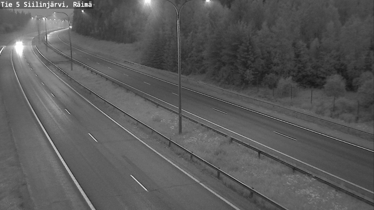 Weather Camera Image Road Siilinjärvi, Räimä, Siilinjärvi, Pohjois-Savo
